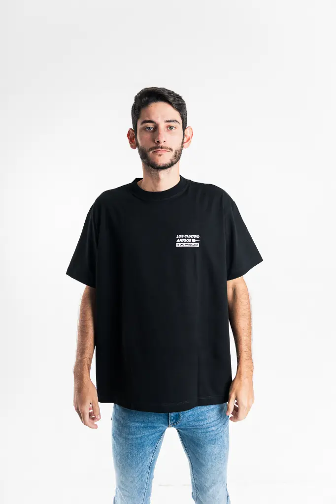 Franela Oversized manga corta cuello redondo "Call Now"