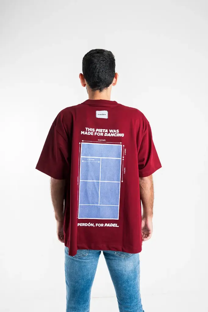 Franela Oversized manga corta cuello redondo "This Pista"