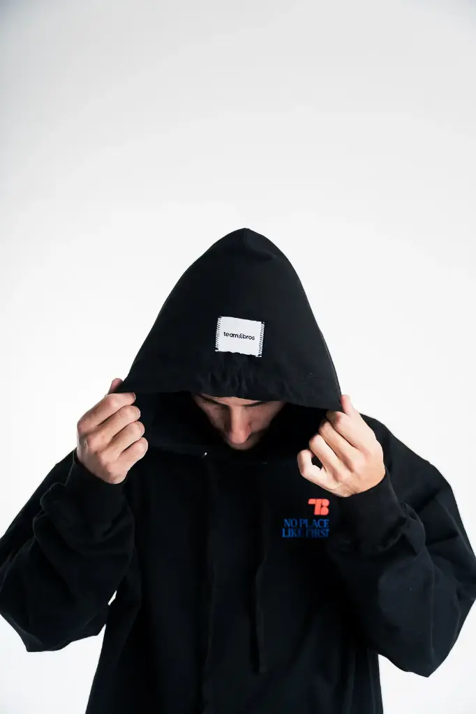 Hoodie Oversized manga larga "Golden Point"