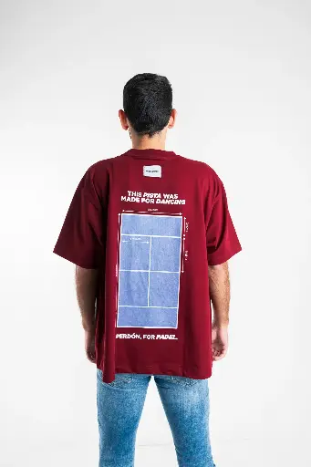 Franela Oversized manga corta cuello redondo "This Pista"